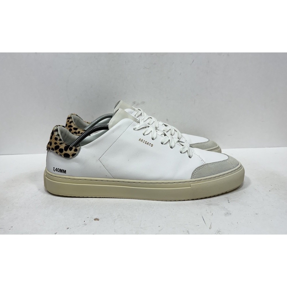 Axel Arigato Clean 90 Triple Sneaker Leather Men's Size 12 Leopard White
